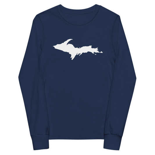 Michigan Upper Peninsula T-Shirt | Youth Long Sleeve