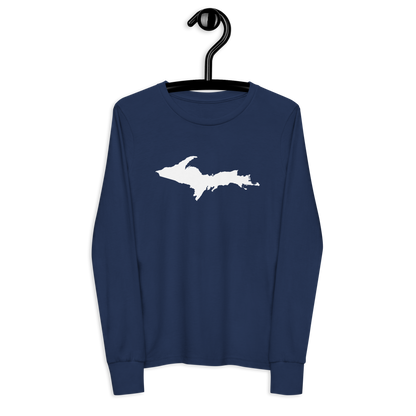 Michigan Upper Peninsula T-Shirt | Youth Long Sleeve