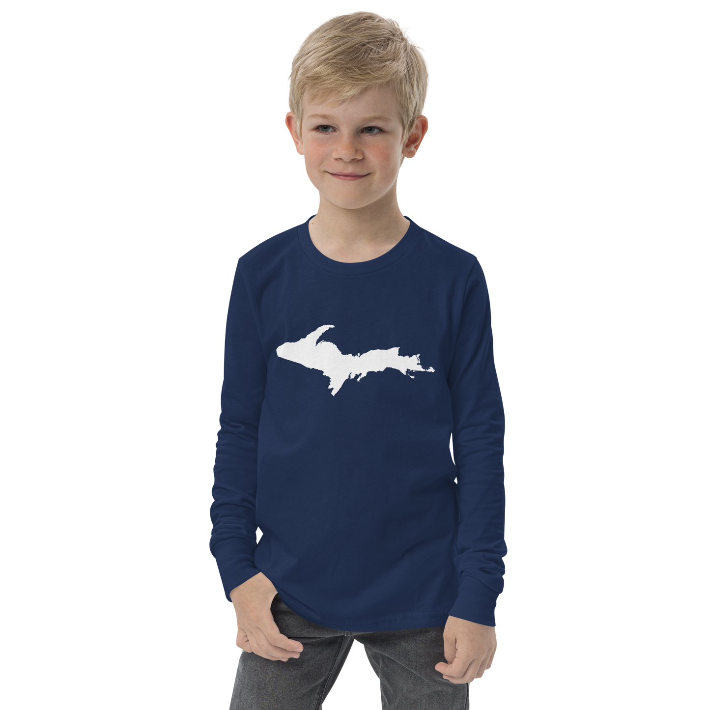 Michigan Upper Peninsula T-Shirt | Youth Long Sleeve