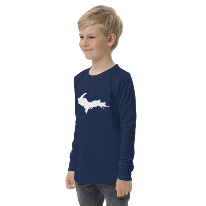 Michigan Upper Peninsula T-Shirt | Youth Long Sleeve