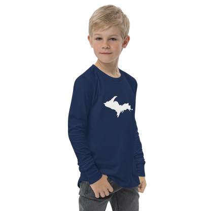 Michigan Upper Peninsula T-Shirt | Youth Long Sleeve