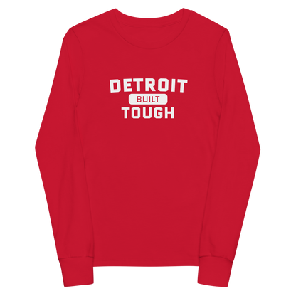 'Built Detroit Tough' T-Shirt | Unisex Youth Long Sleeve