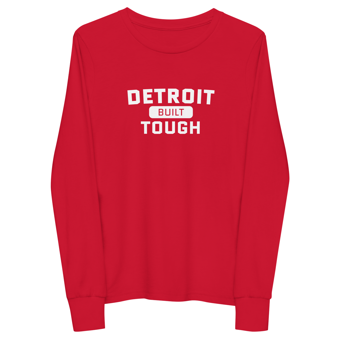 'Built Detroit Tough' T-Shirt | Unisex Youth Long Sleeve