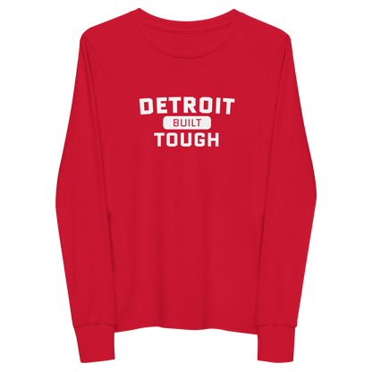 'Built Detroit Tough' T-Shirt | Unisex Youth Long Sleeve