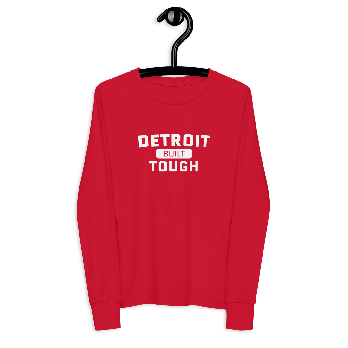 'Built Detroit Tough' T-Shirt | Unisex Youth Long Sleeve