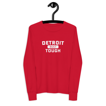 'Built Detroit Tough' T-Shirt | Unisex Youth Long Sleeve