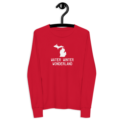 'Water Winter Wonderland' T-Shirt | Unisex Youth Long Sleeve