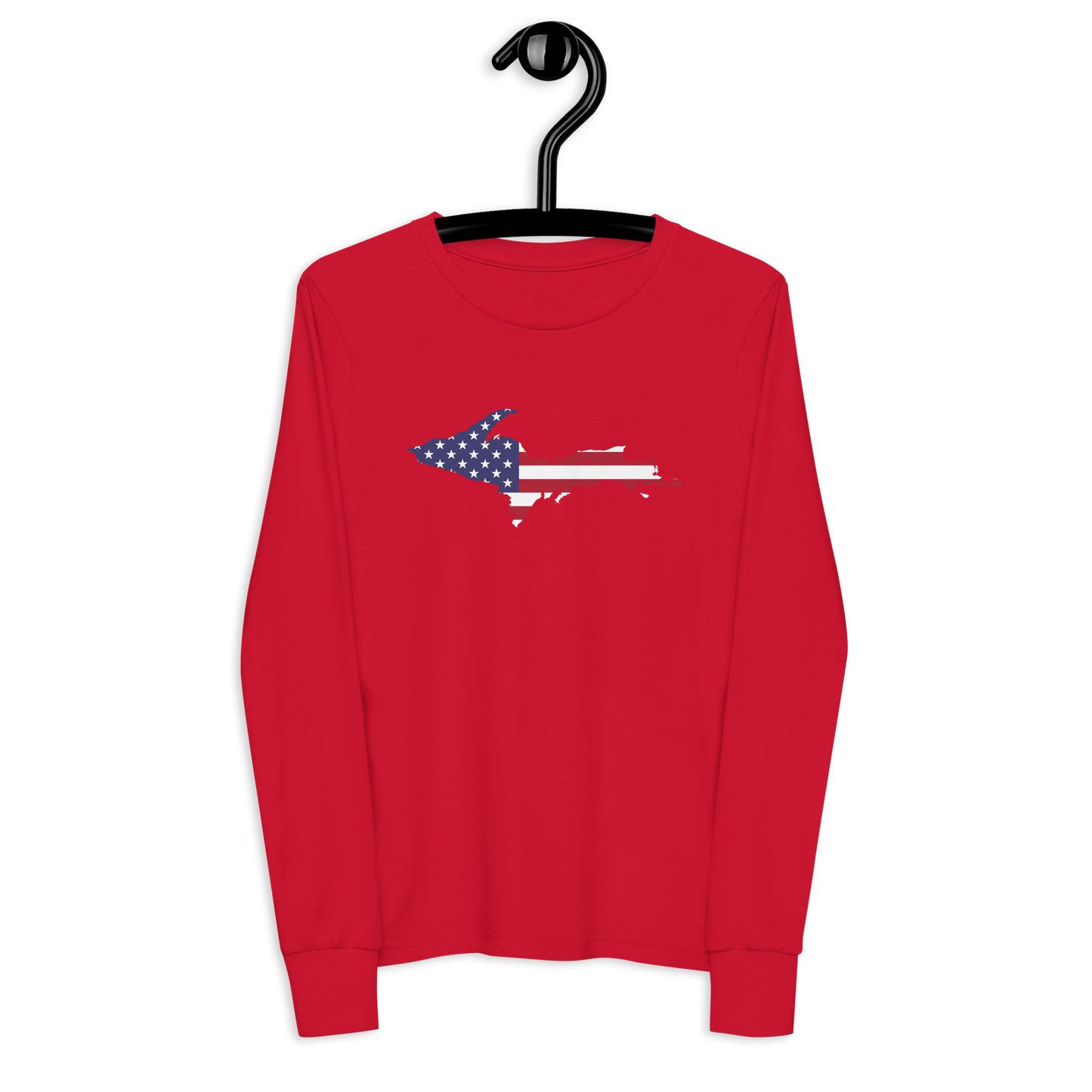 Michigan Upper Peninsula T-Shirt (w/ UP USA Long Sleeve) | Youth Long Sleeve