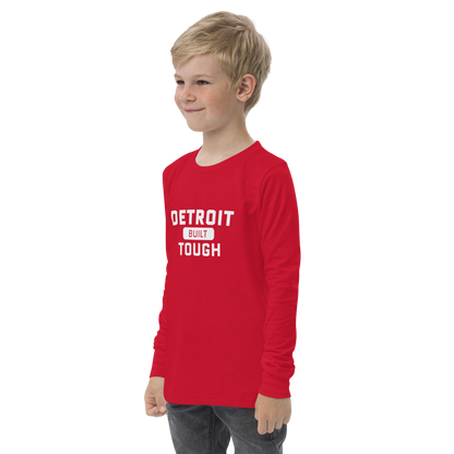 'Built Detroit Tough' T-Shirt | Unisex Youth Long Sleeve