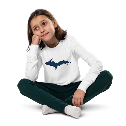 Michigan Upper Peninsula T-Shirt | Youth Long Sleeve