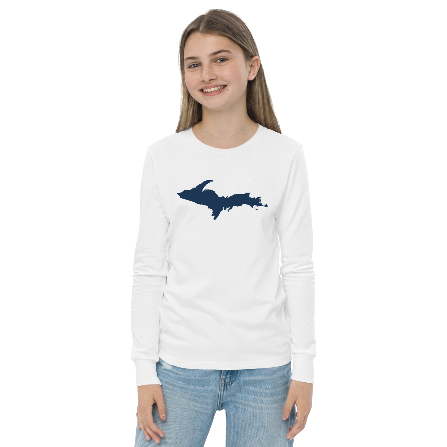 Michigan Upper Peninsula T-Shirt | Youth Long Sleeve