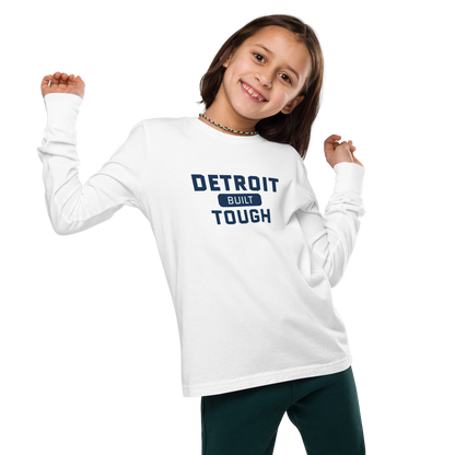 'Built Detroit Tough' T-Shirt | Unisex Youth Long Sleeve