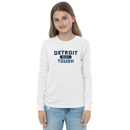 'Built Detroit Tough' T-Shirt | Unisex Youth Long Sleeve