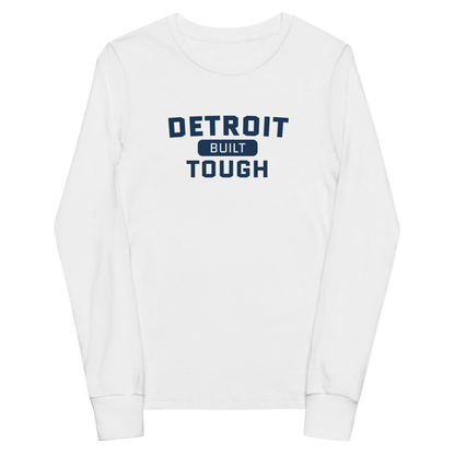 'Built Detroit Tough' T-Shirt | Unisex Youth Long Sleeve