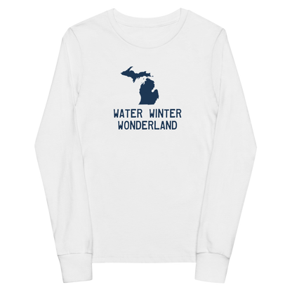 'Water Winter Wonderland' T-Shirt | Unisex Youth Long Sleeve