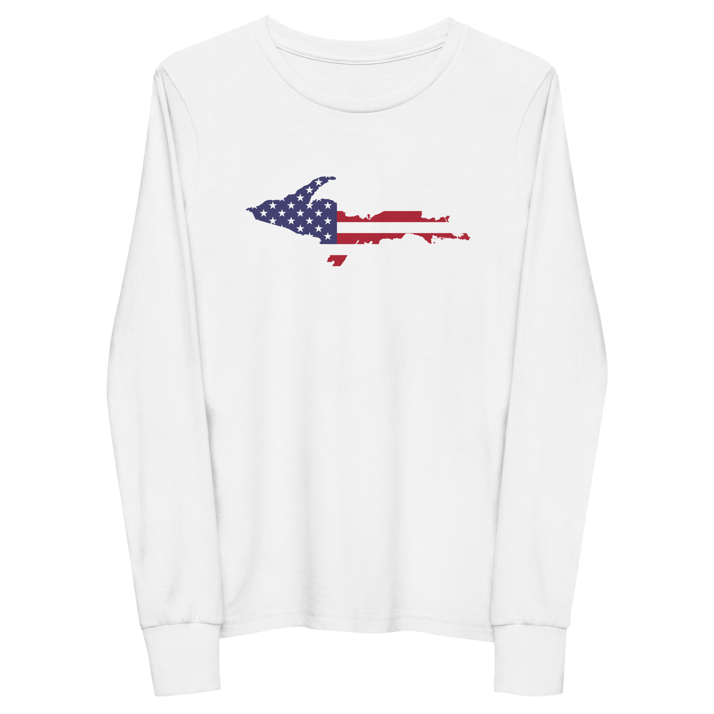 Michigan Upper Peninsula T-Shirt (w/ UP USA Long Sleeve) | Youth Long Sleeve