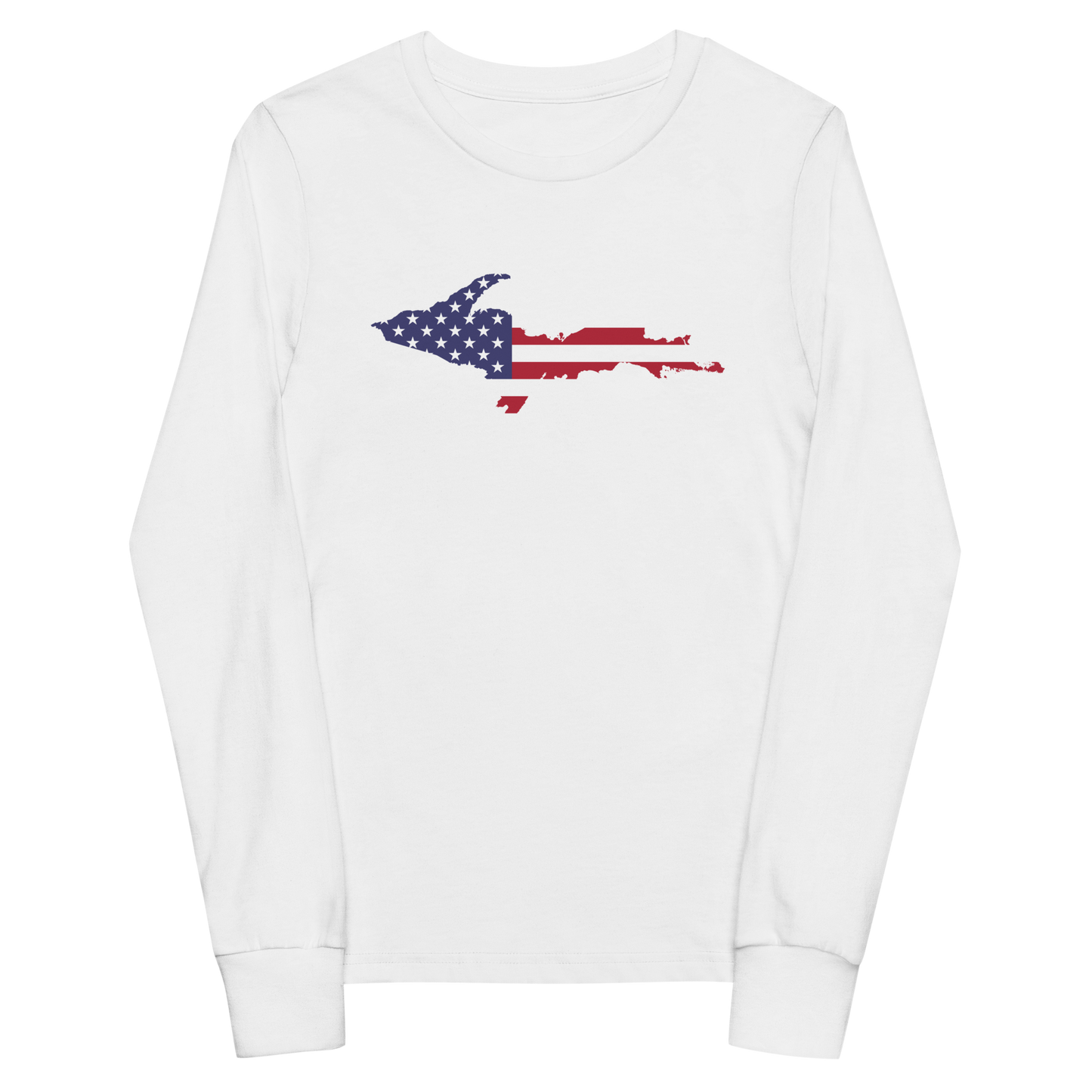 Michigan Upper Peninsula T-Shirt (w/ UP USA Long Sleeve) | Youth Long Sleeve