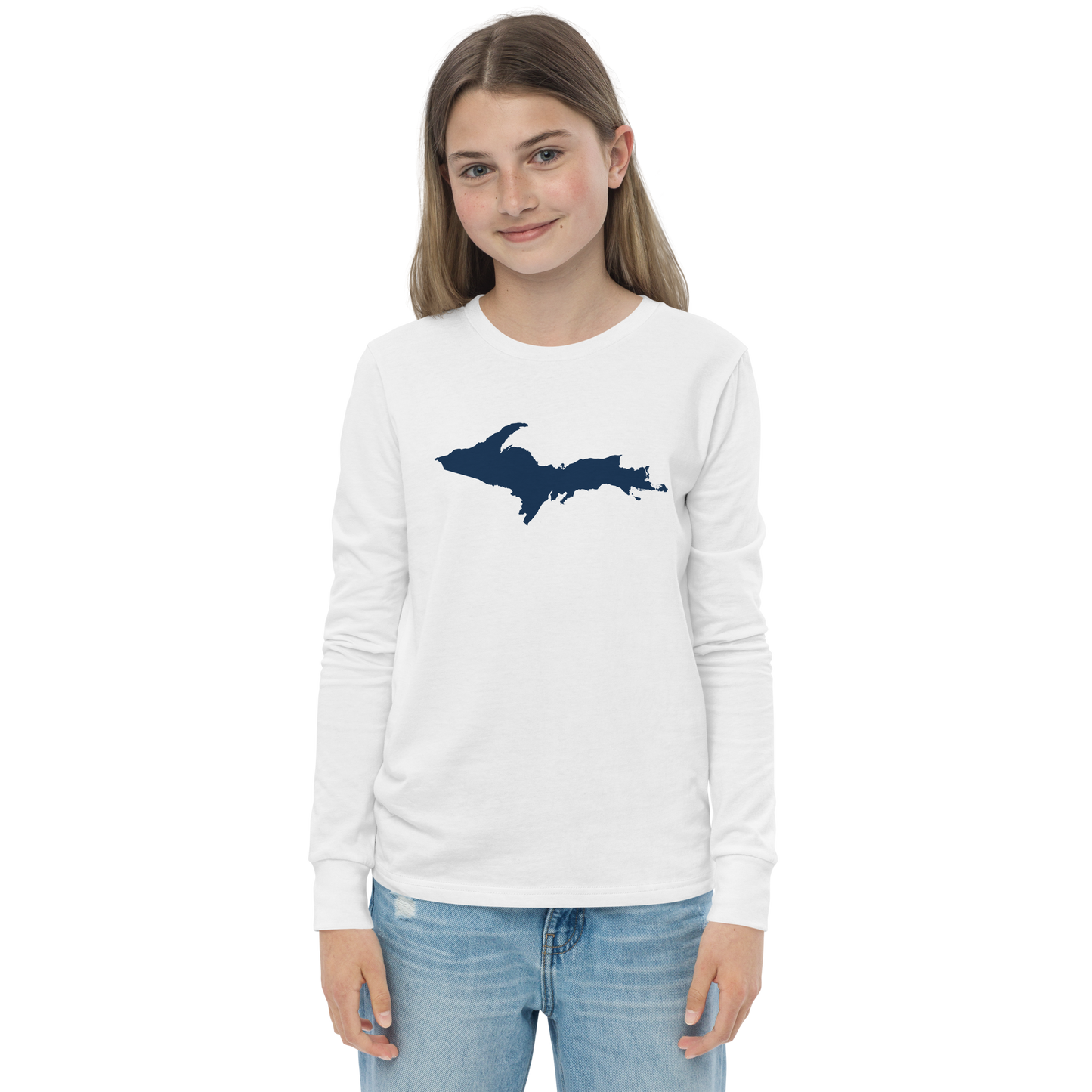 Michigan Upper Peninsula T-Shirt | Youth Long Sleeve