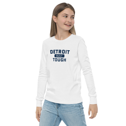 'Built Detroit Tough' T-Shirt | Unisex Youth Long Sleeve