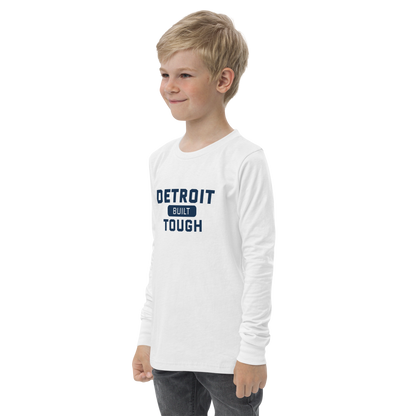 'Built Detroit Tough' T-Shirt | Unisex Youth Long Sleeve