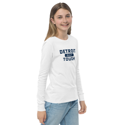 'Built Detroit Tough' T-Shirt | Unisex Youth Long Sleeve